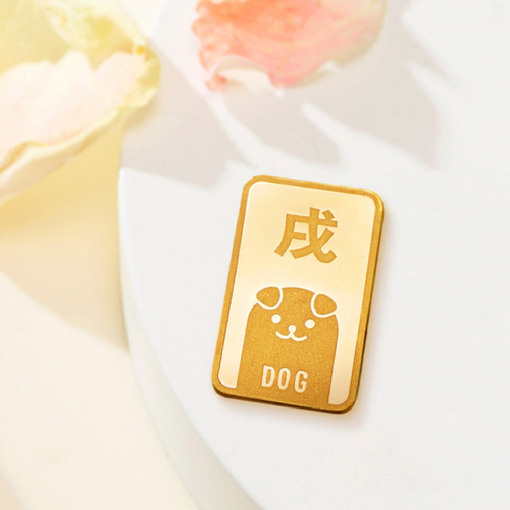 순금 12지신 개 골드바 3.75g [1돈]